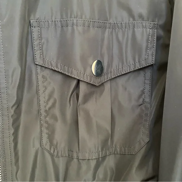 MICHAEL Michael Kors Black Hooded Rain Jacket - Picture 5 of 16